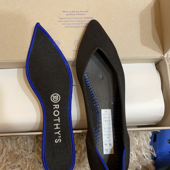 Rothy's Black Pointed Toe Flats - Picture 8 of 8